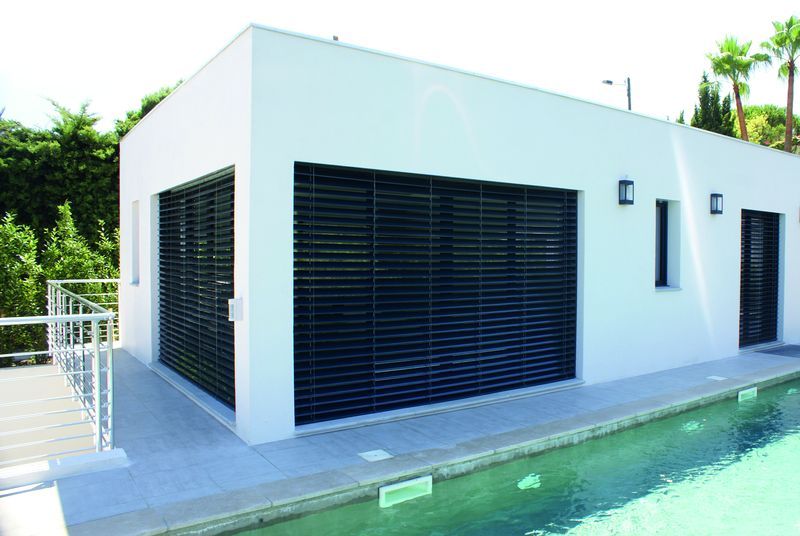 pose de store brise soleil orientable