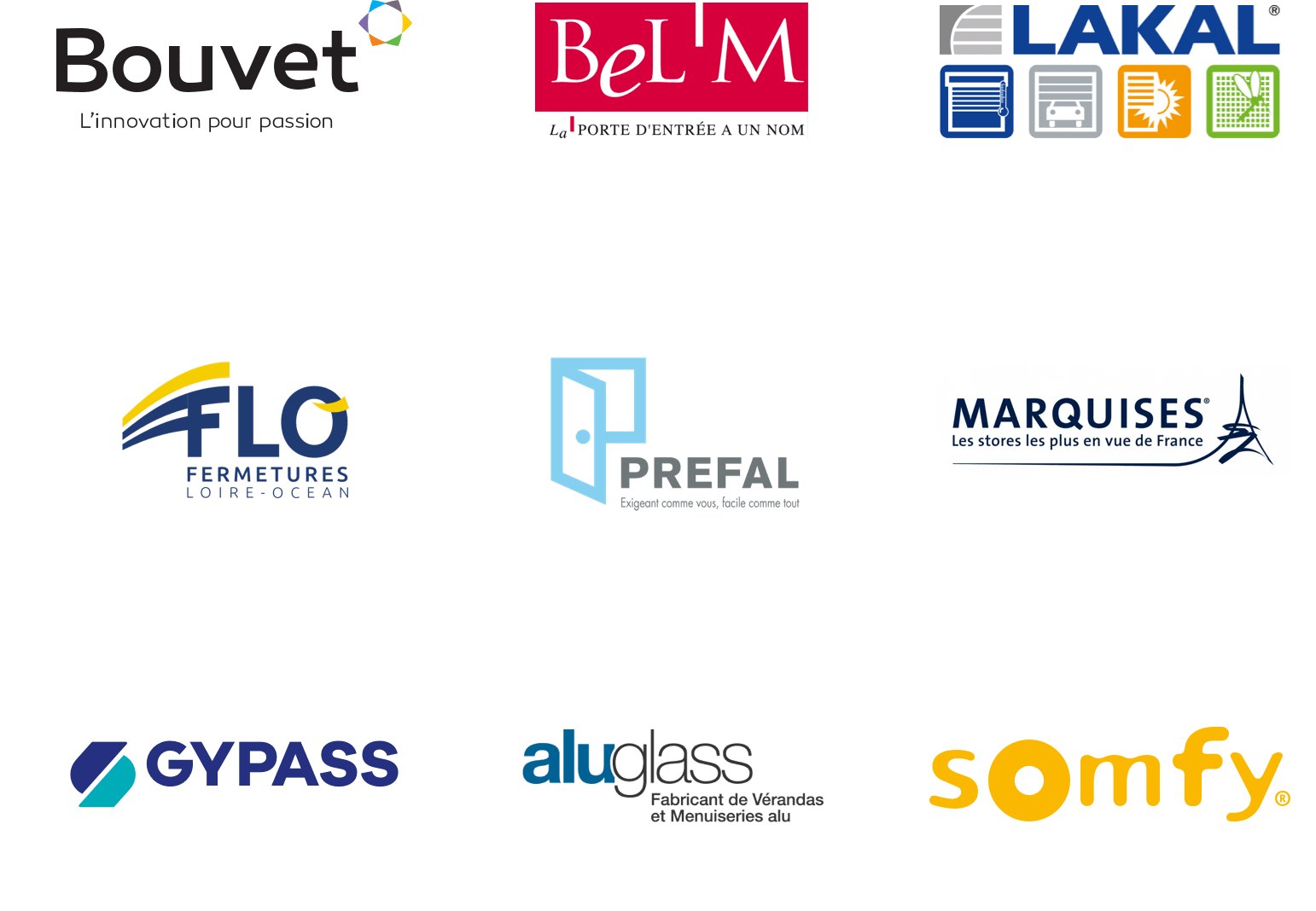 logos partenaires menuiseries.