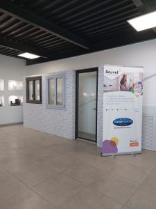 Notre exposition de la marque Bouvet dans notre showroom