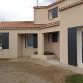 volet coulissant façade maison